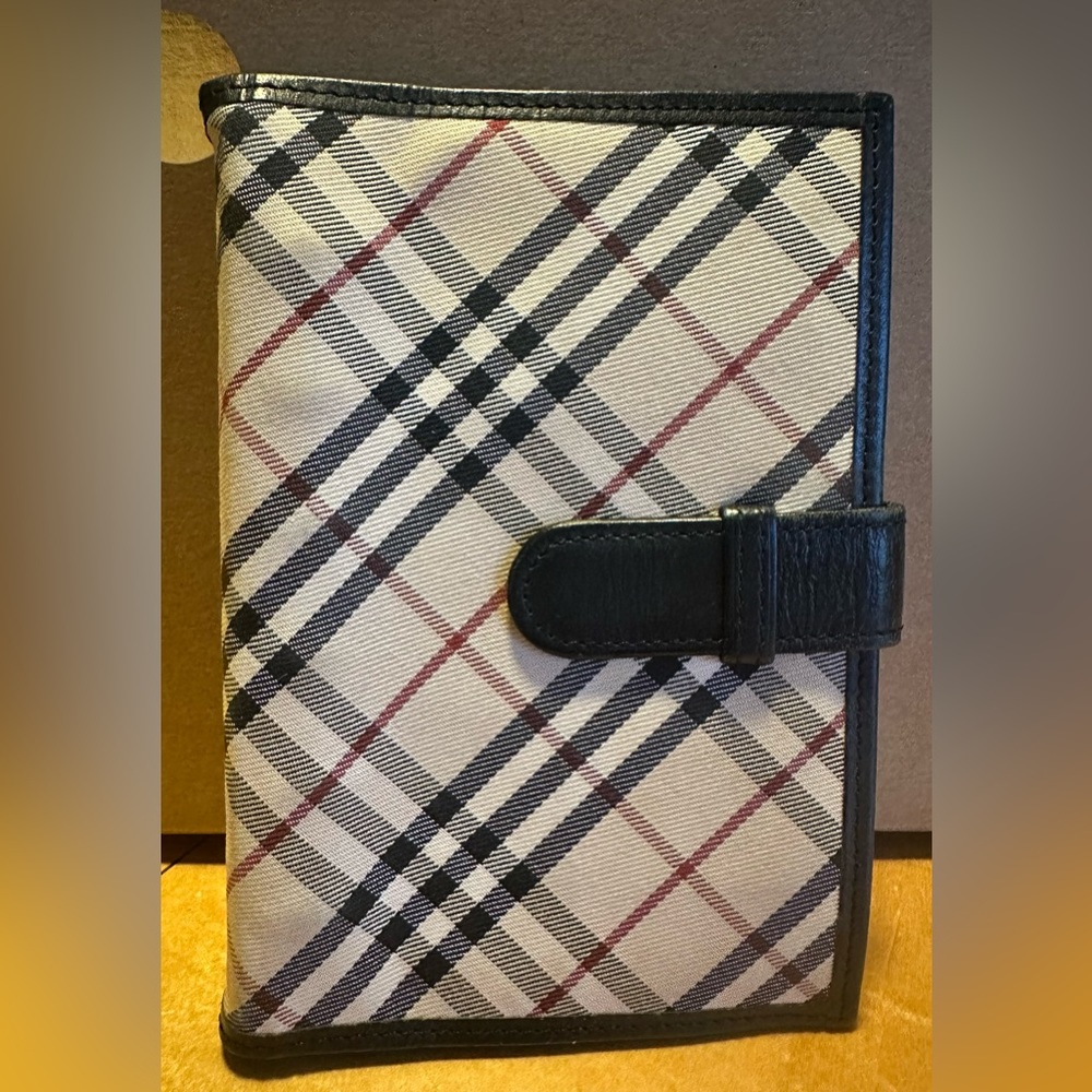 Burberry canvas leather PM Agenda